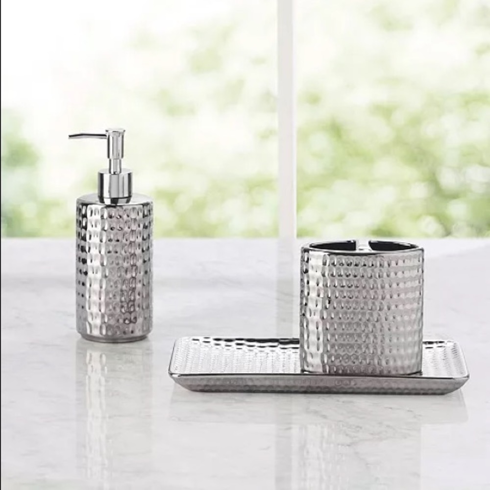 NEW 3 piece bath decor bath set
